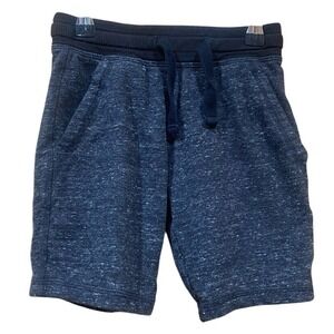 Boys Knit Shorts Dark‎ Heathered Gray Drawstring Casual Activewear Everyday XS